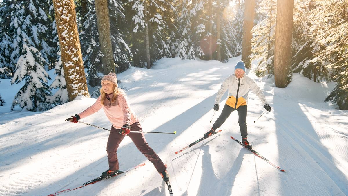 Cross-country skiing at Cypress Mountain