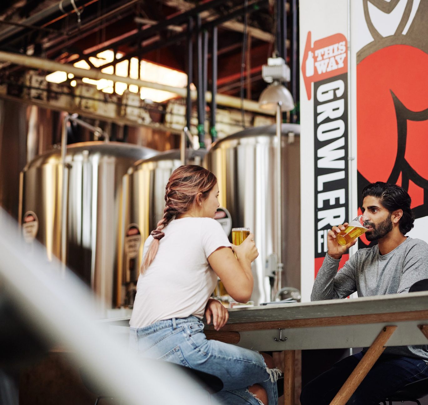 Breweries, bars and wine